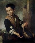 Bartolome Esteban Murillo Boy with A Dog oil painting picture wholesale